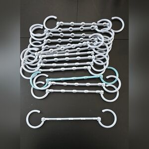 Bundle of 14 blue space saver hangers